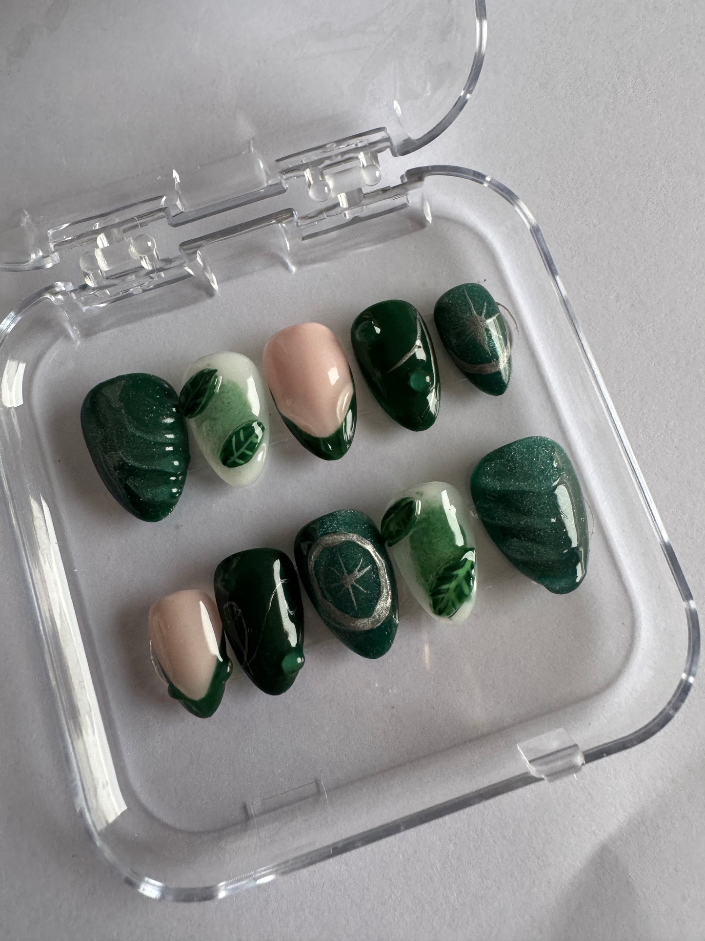 Set green glam Naturaleza en tus manos